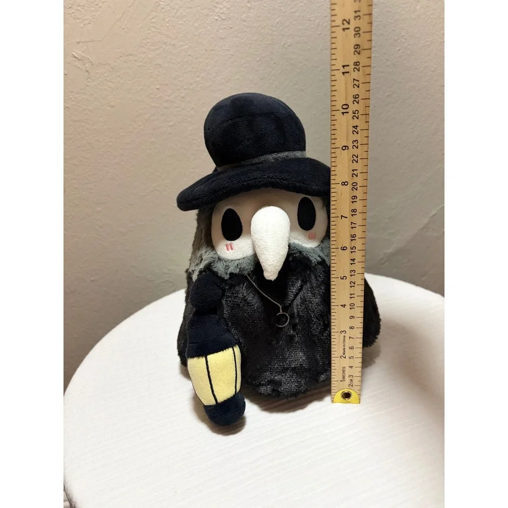 Squishable The Mysterious Doctor Plague Mini 7 Inch Plush Toy Black Gray NWT